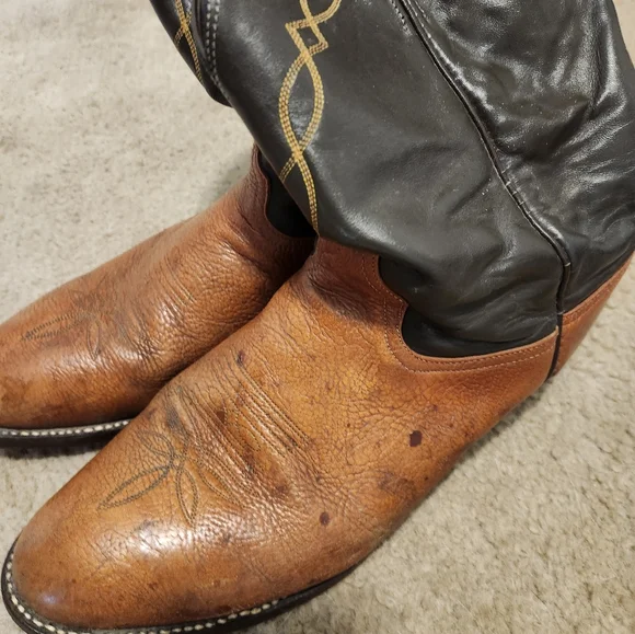 Mens Tony Lama Cowboy Boots - Picture 3 of 7